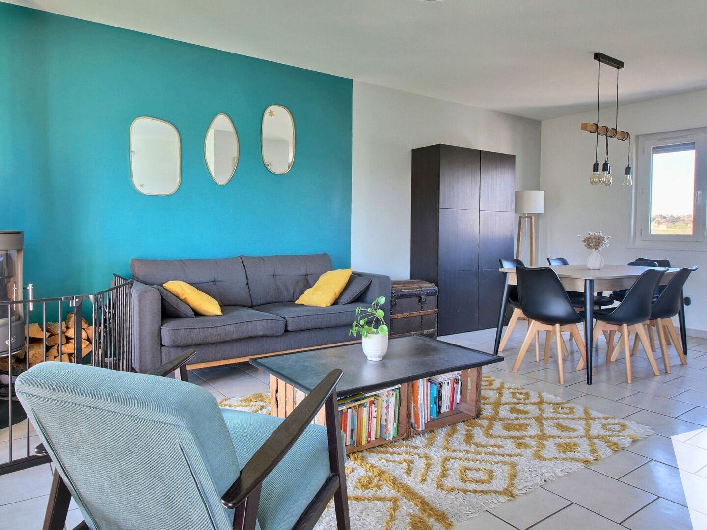 VERNAISON limite CHARLY - Appartement T4 traversant avec vue