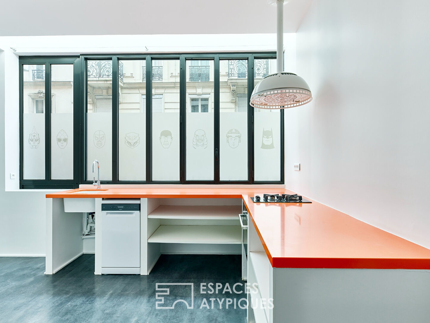 Loft mixte dans un ancien parking réhabilité à Montmartre