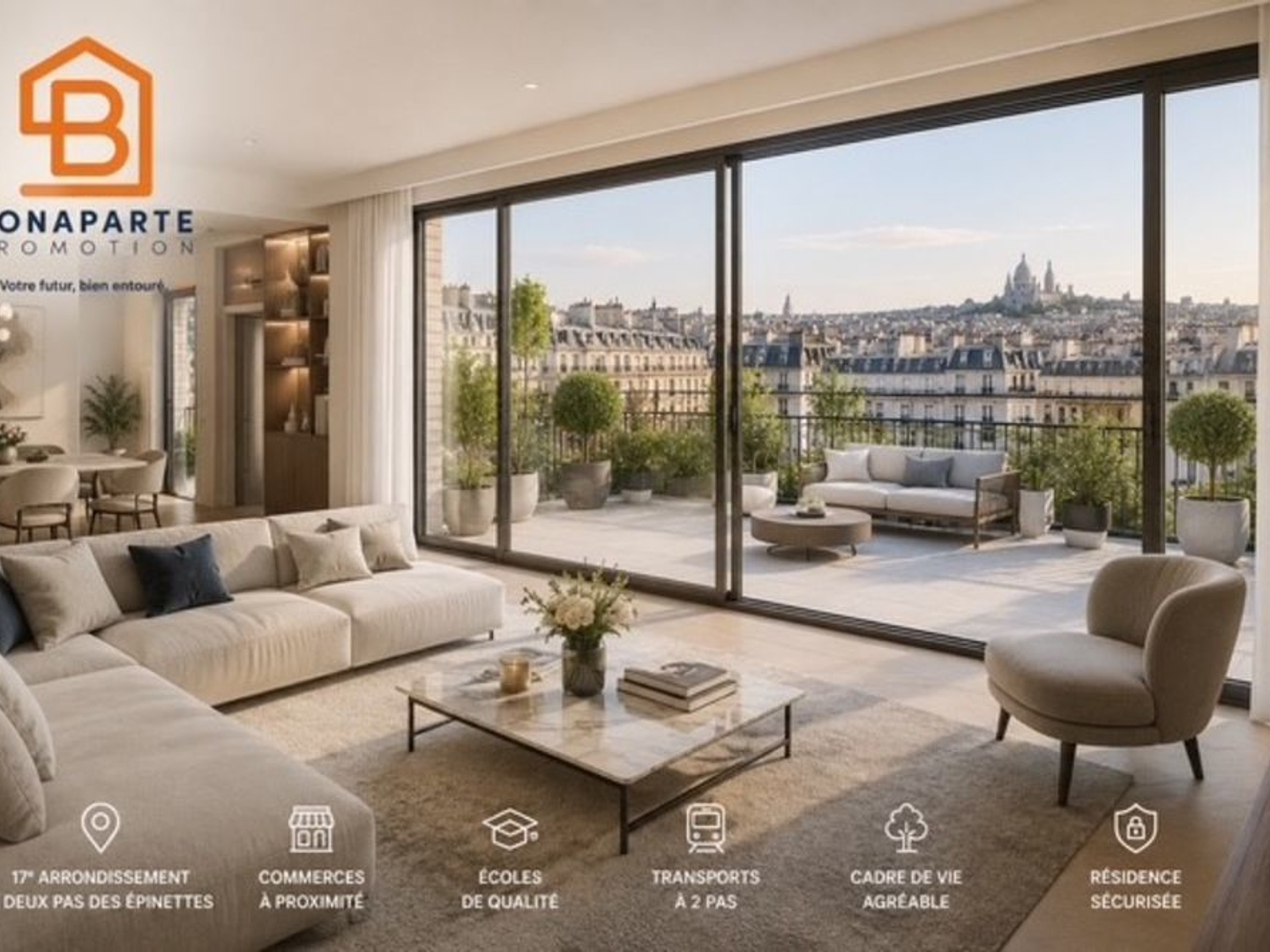PARIS 17e  À DEUX PAS DES ÉPINETTES