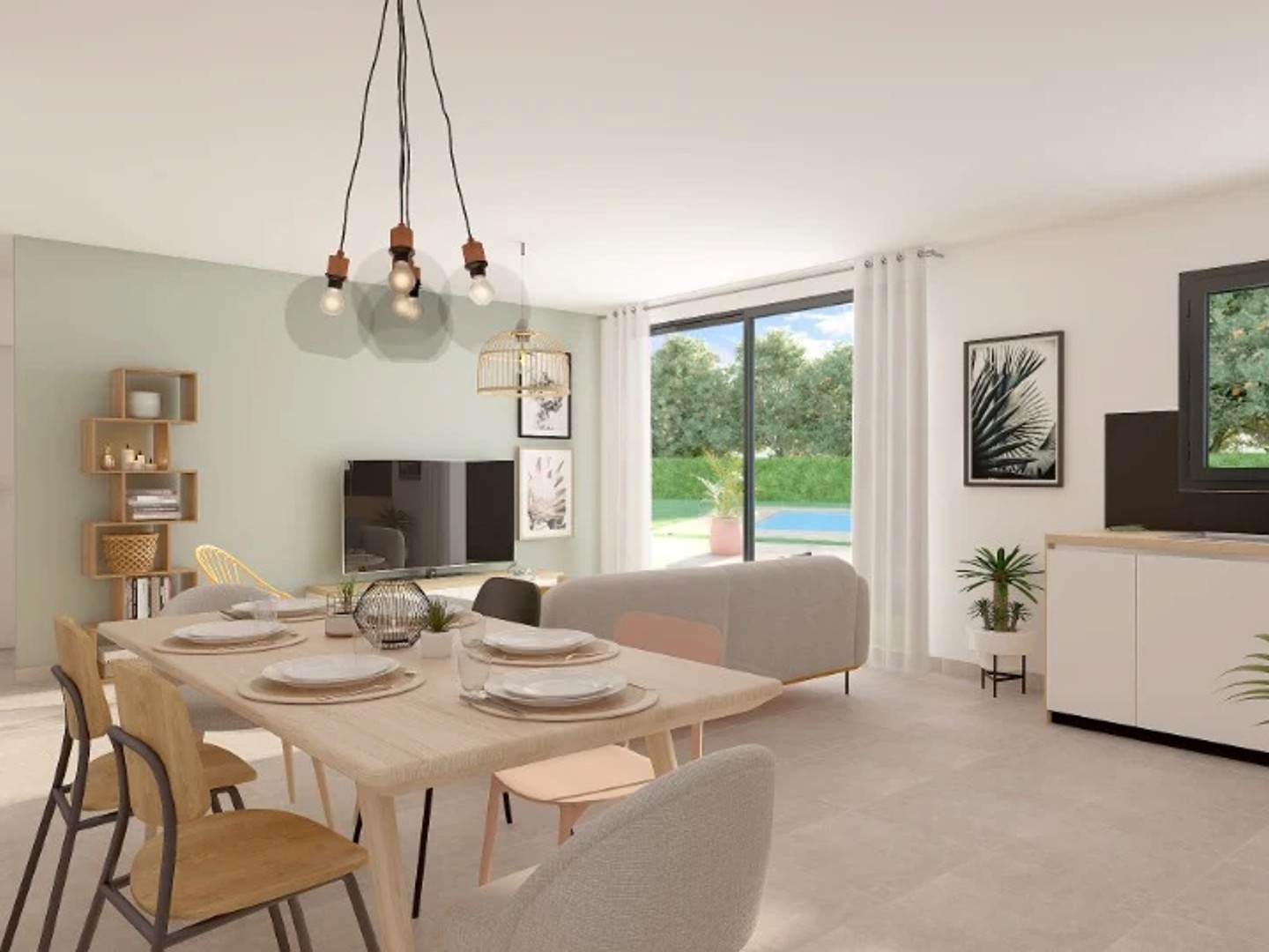 Appartement à vendre - 5 pièces - 90m2 - Ambillou (37340)