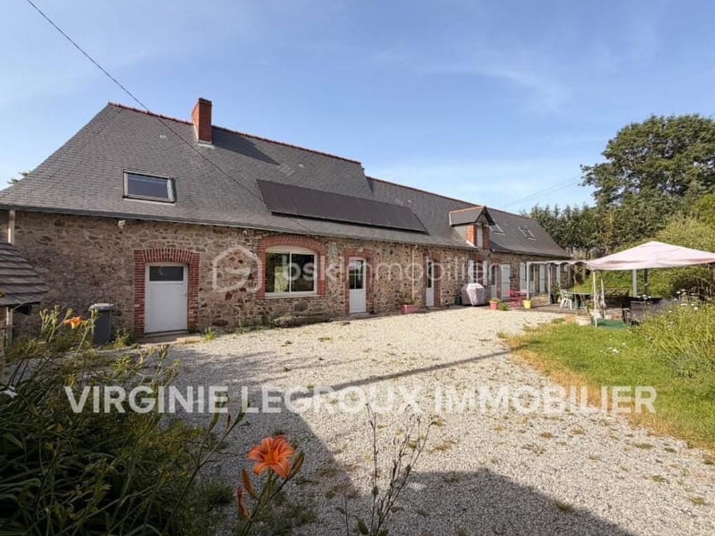 Longère 129m2 4 chambres + Plan d'eau