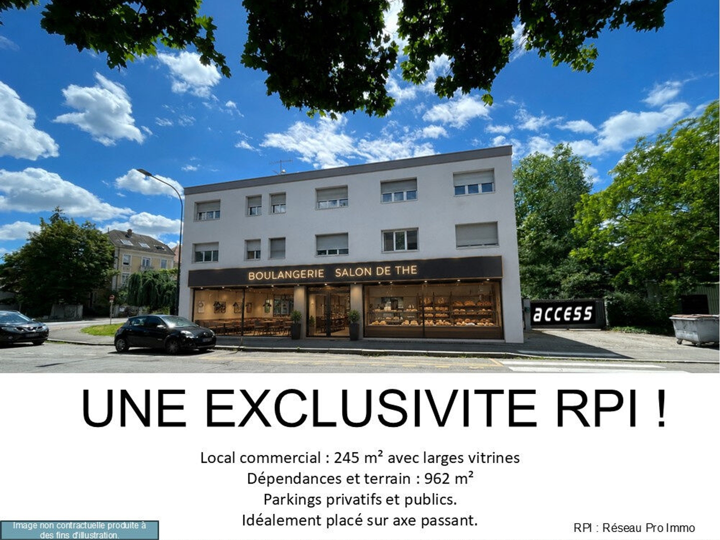A vendre Exclusivité local commercial loué à Mulhouse