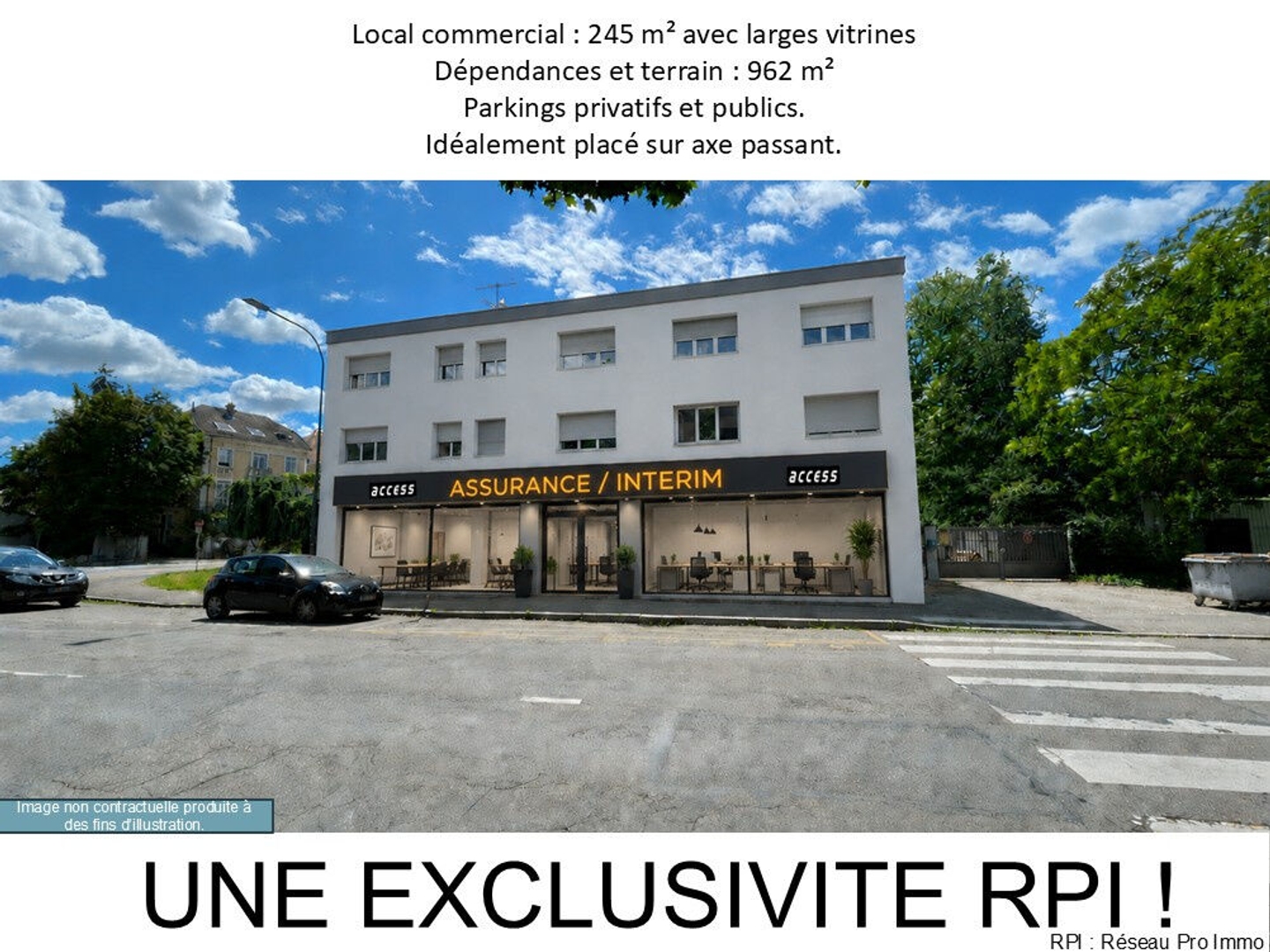 Magasin à vendre - 245m2 - Mulhouse (68100)
