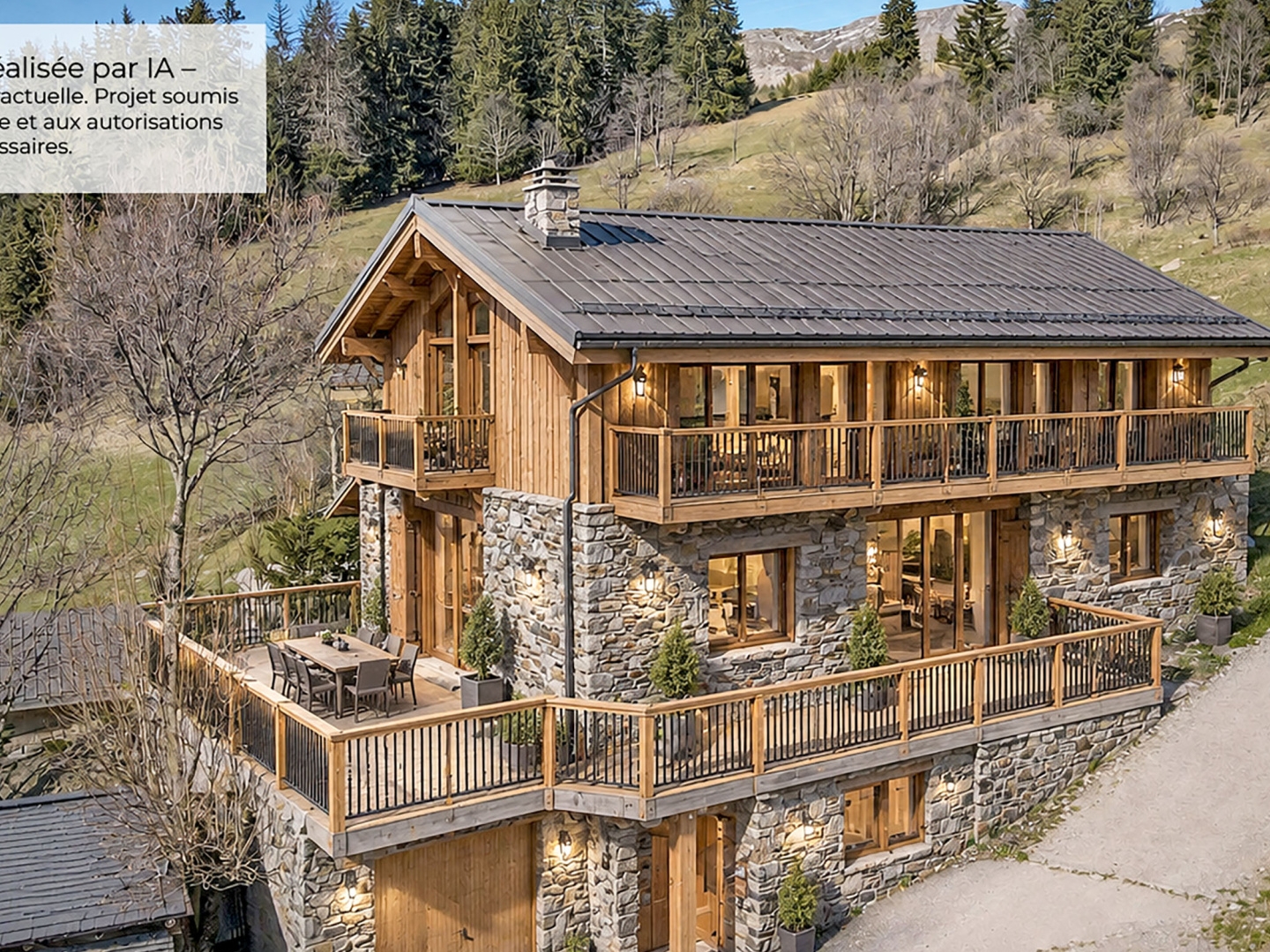 Maison à vendre - 7 pièces - 180m2 - Les Belleville (73440)