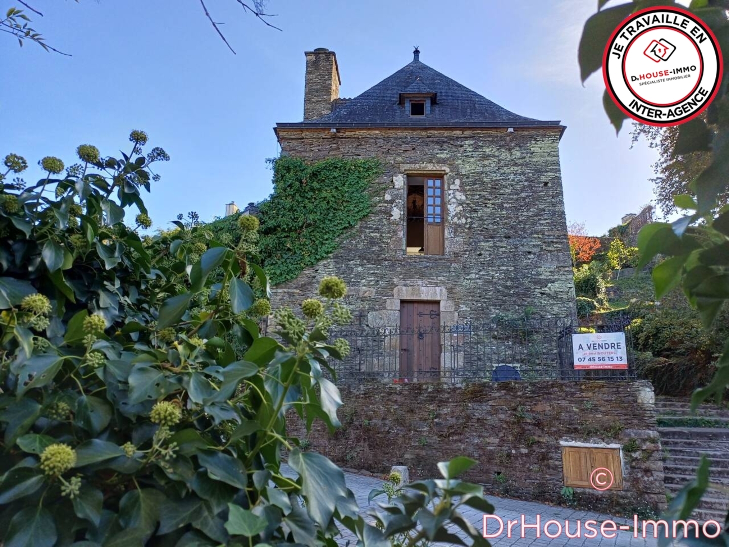 Maison à vendre - 3 pièces - 48m2 - Rochefort-En-Terre (56220)