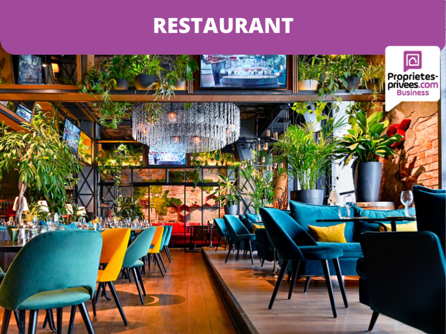 Secteur Sceaux - Restaurant de Standing 70 Couverts, Terrasse 50 places