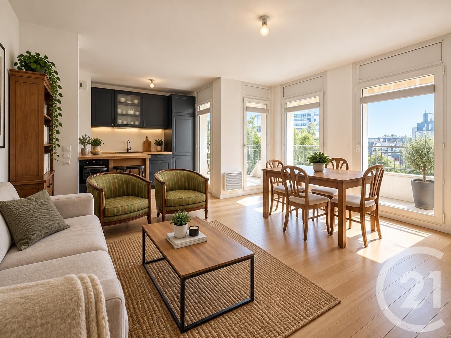 Appartement 3 pièces 58 m²