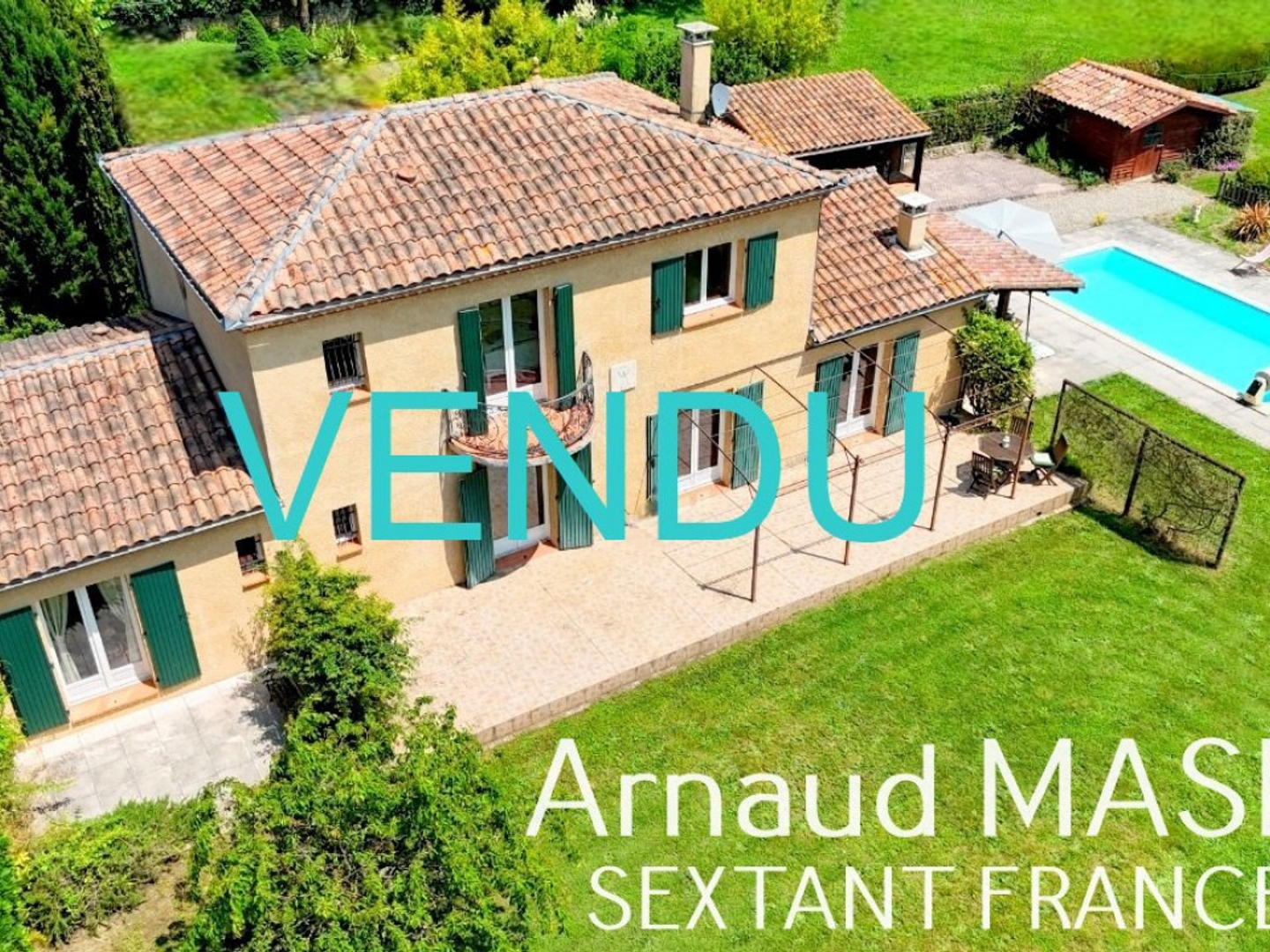 MAGNIFIQUE VILLA DE STANDING 171m² HAB, PISCINE, TERRASSE, BALCON, TERRAIN 3 797m²