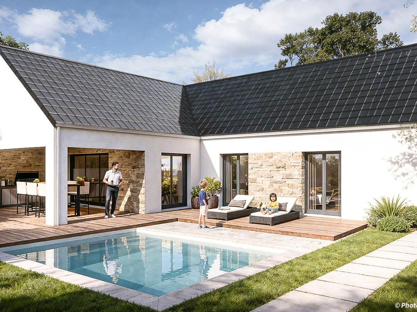 Terrain + maison 111 m²