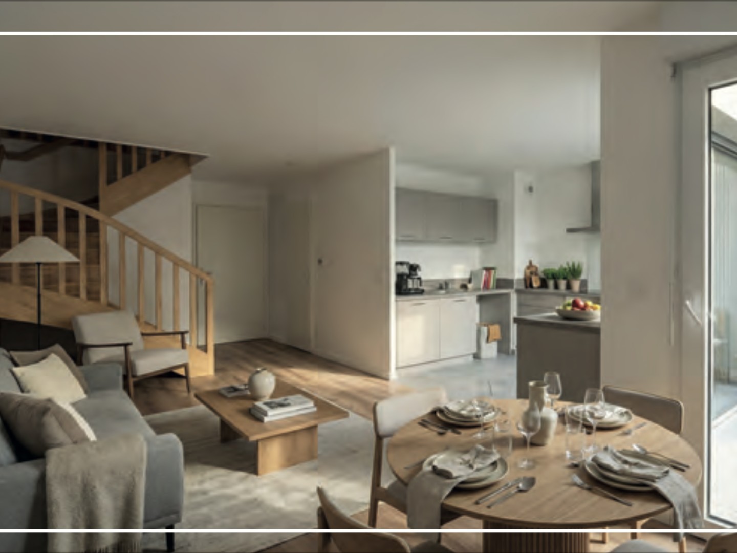Appartement lumineux avec terrasse Parking en sous-sol - Notaire OFFERT