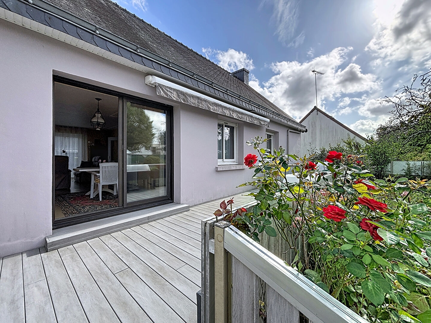 Maison 3 chambres, plain-pied, jardin, garage, terrasse - 80m² - Hennebont