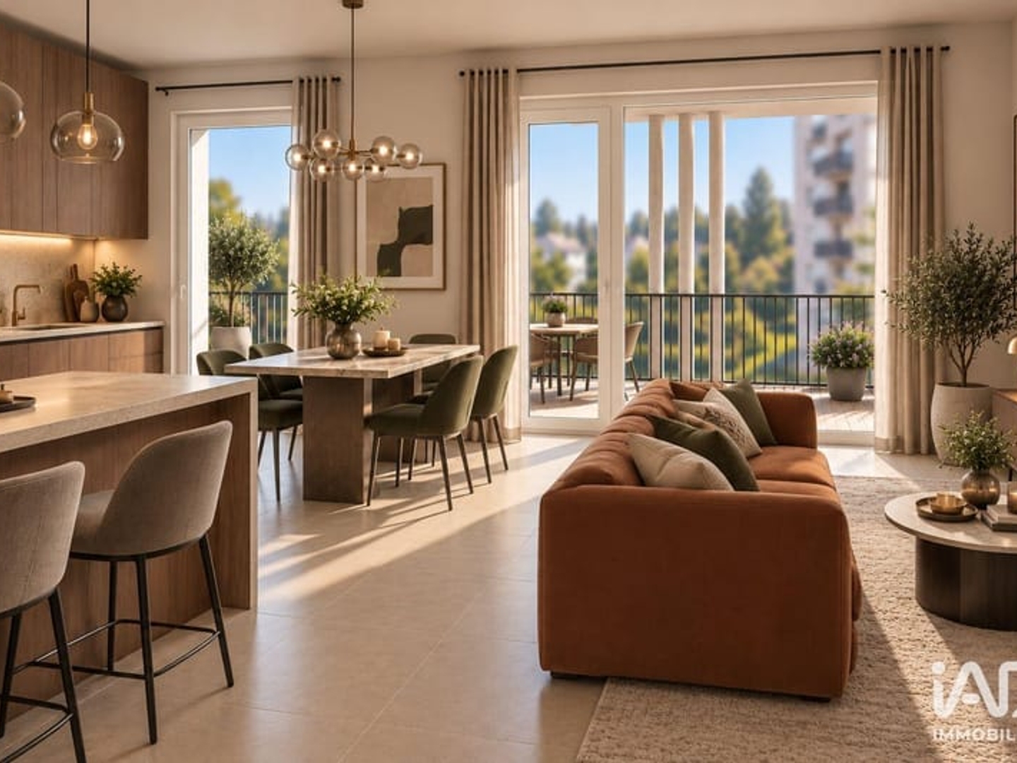 Appartement 3 pièces 65 m²