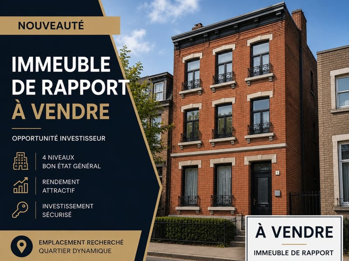 Exclusivité Immeuble De Rapport À Lisieux Centre 5 Appartements - 1 Commerce Rentabilité Brute 8 %
