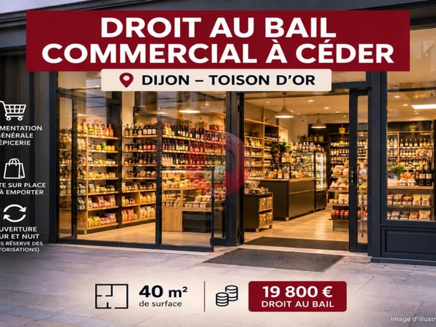 Vente / Local Commercial - 40 m²