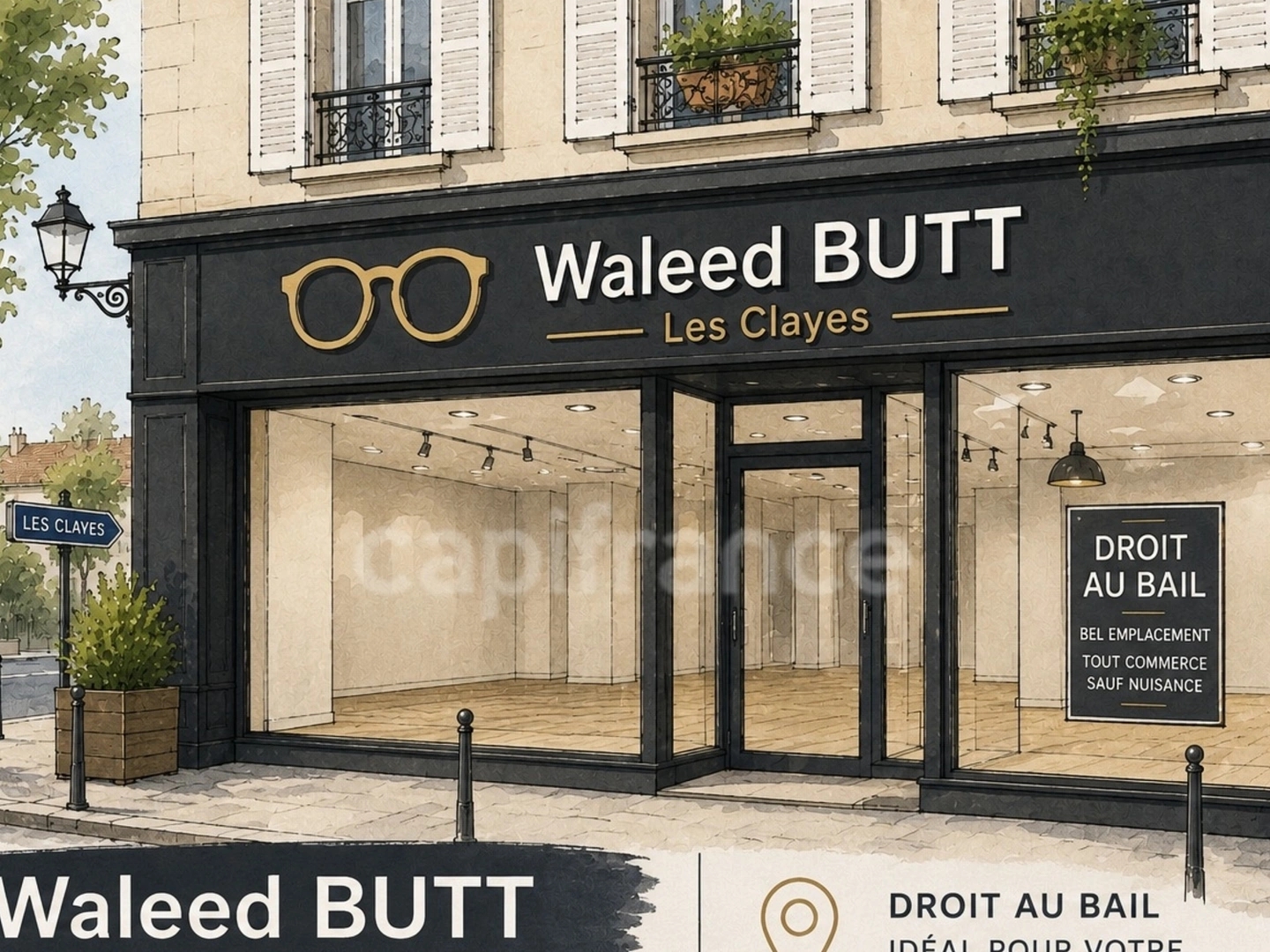 Magasin à vendre - 3 pièces - 100m2 - Les Clayes-Sous-Bois (78340)
