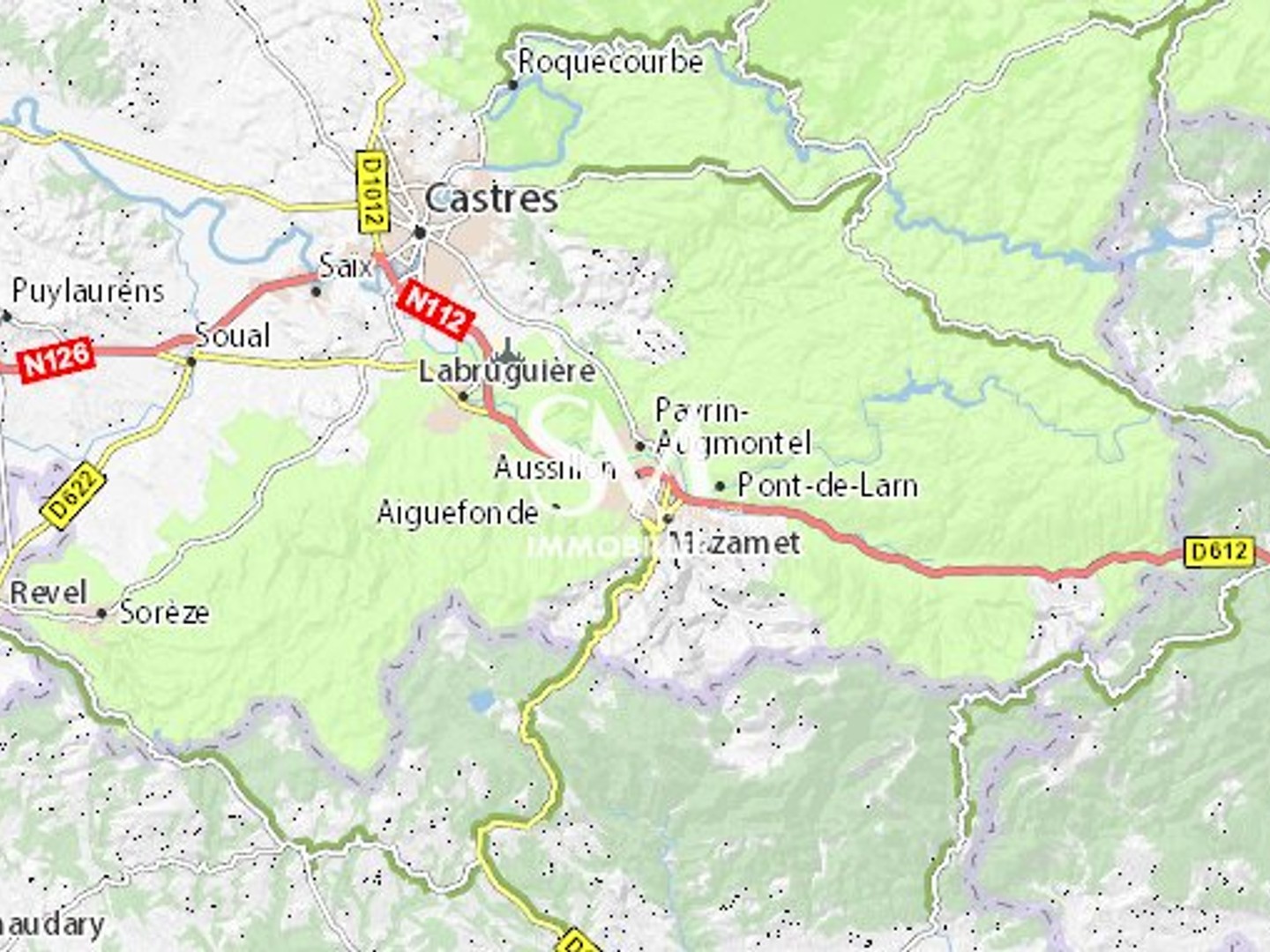 Terrain à vendre - 808m2 - Aussillon (81200)