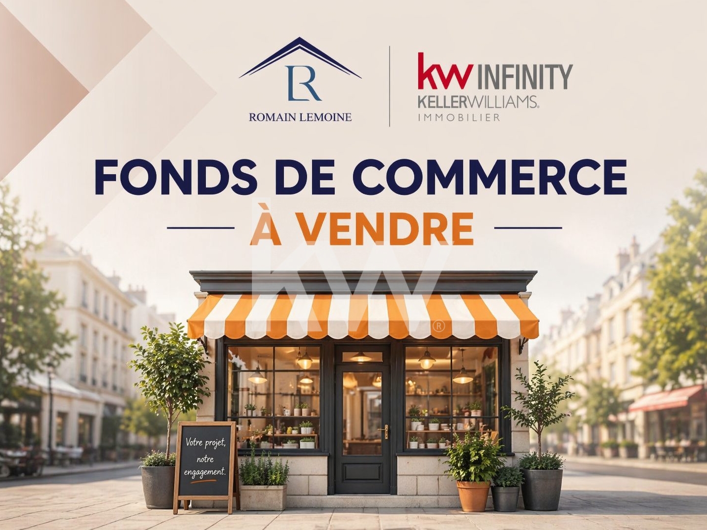 Fonds de commerce 68 m²