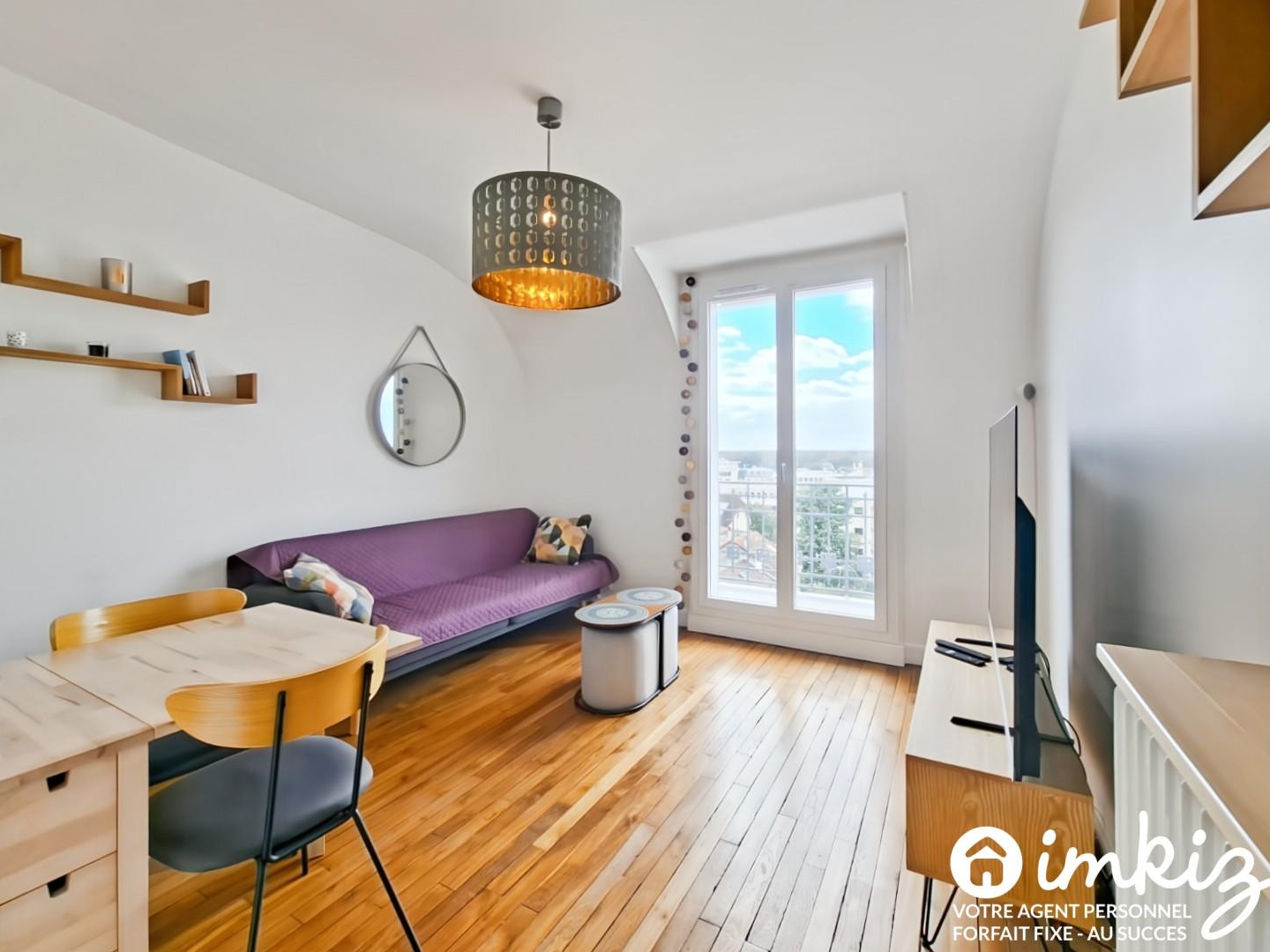 Nogent-sur-Marne 3 pièces 54 m² vue dégagée balcon