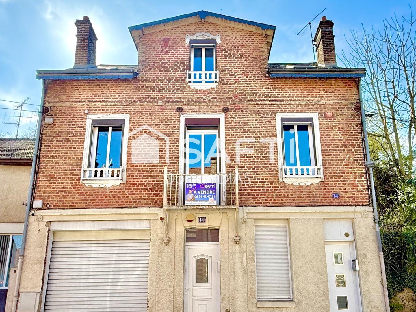 LAON VILLE BASSE GRANDE MAISON AVEC APPARTEMENT T2