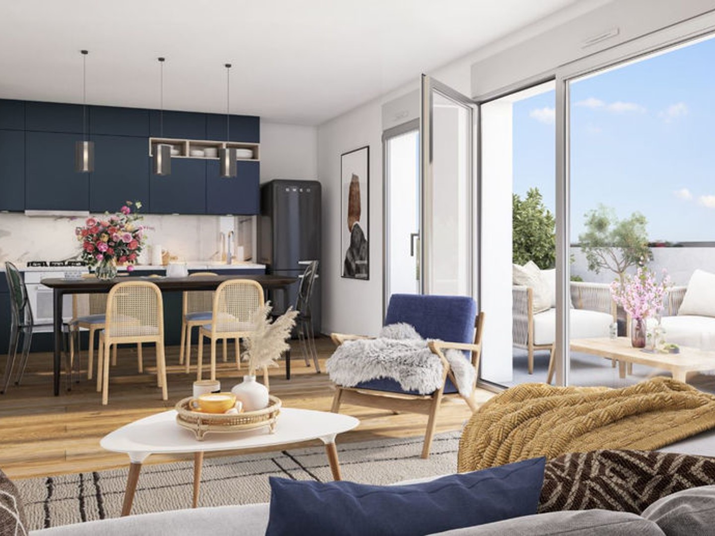 RENNES - Quartier Landry - Appartement T5 avec terrasse et parking