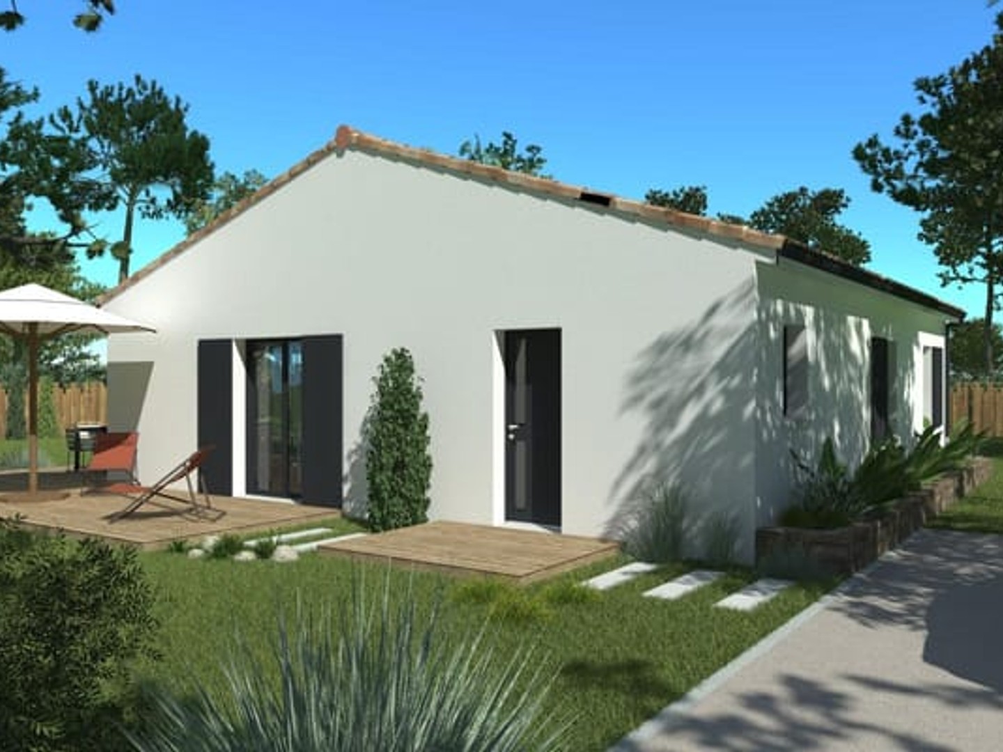 Maison à vendre - 90m2 - Lugos (33830)