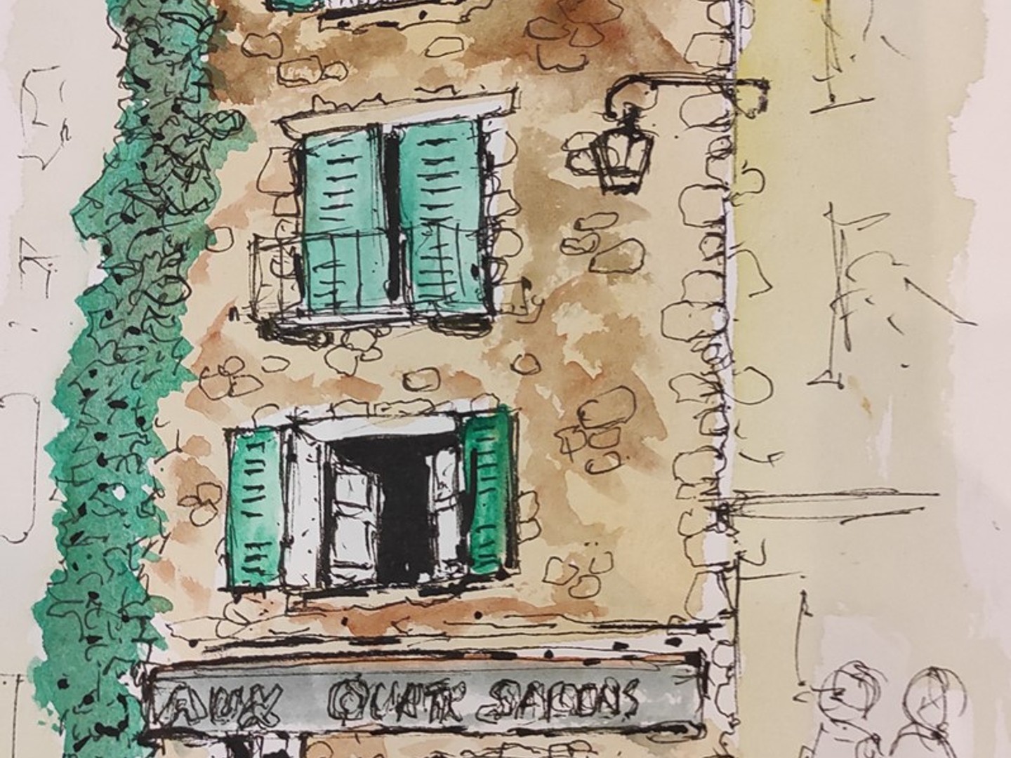Maison de ville centre de souiilac avec petit balcon