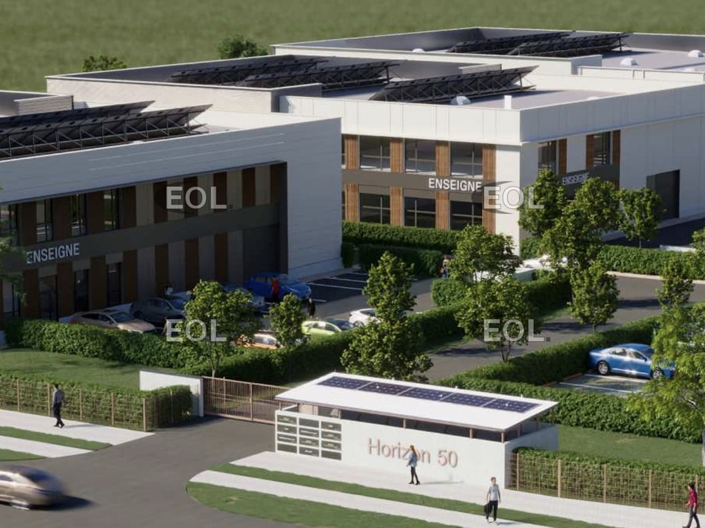 A VENDRE - Ensemble immobilier à usage d'activités et de bureaux de 1 746 m² à Bailly-Romainvilliers (77)
