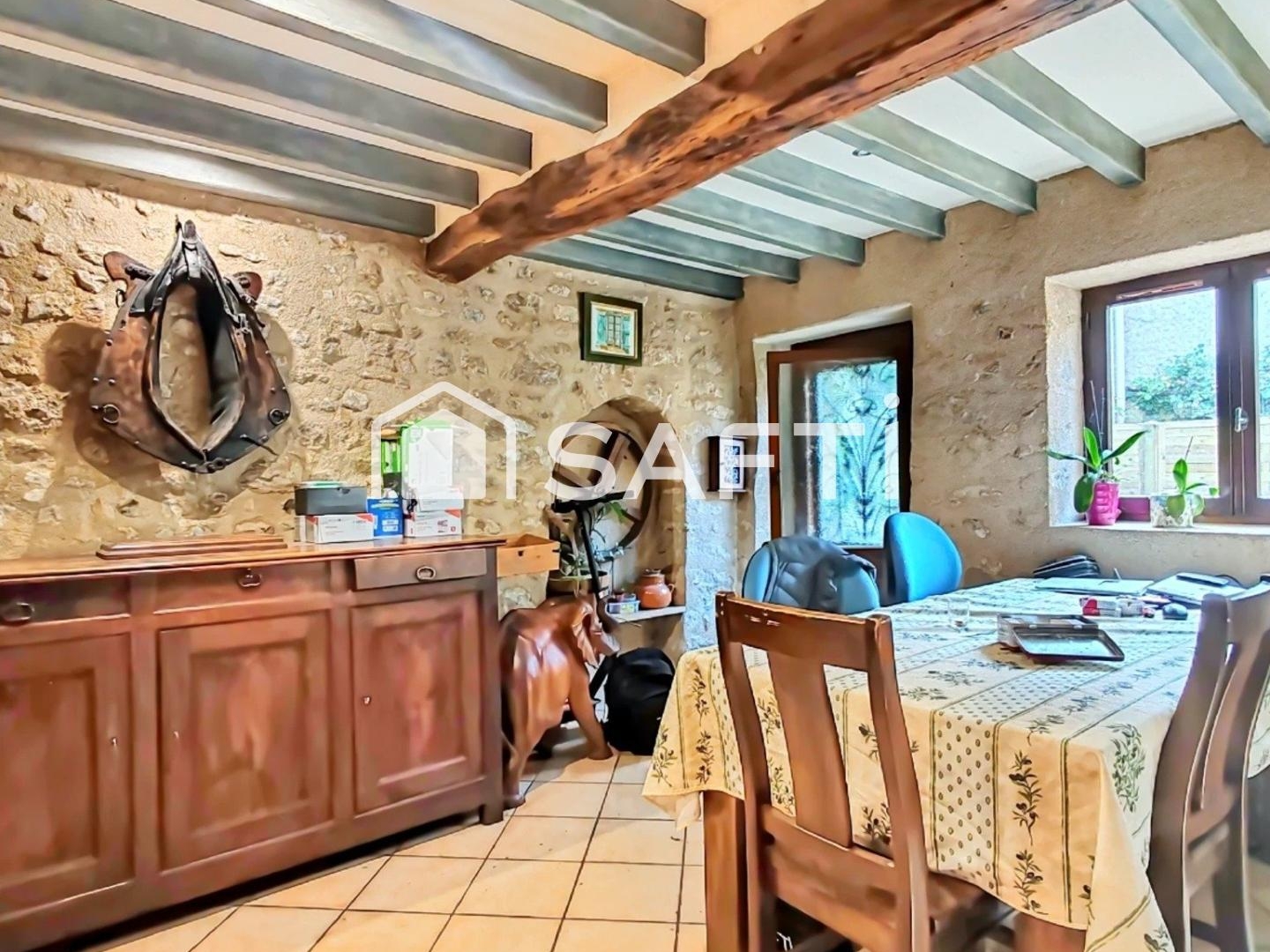 Maison de 80M2 environ, 4 pièces, terrain de 744m2