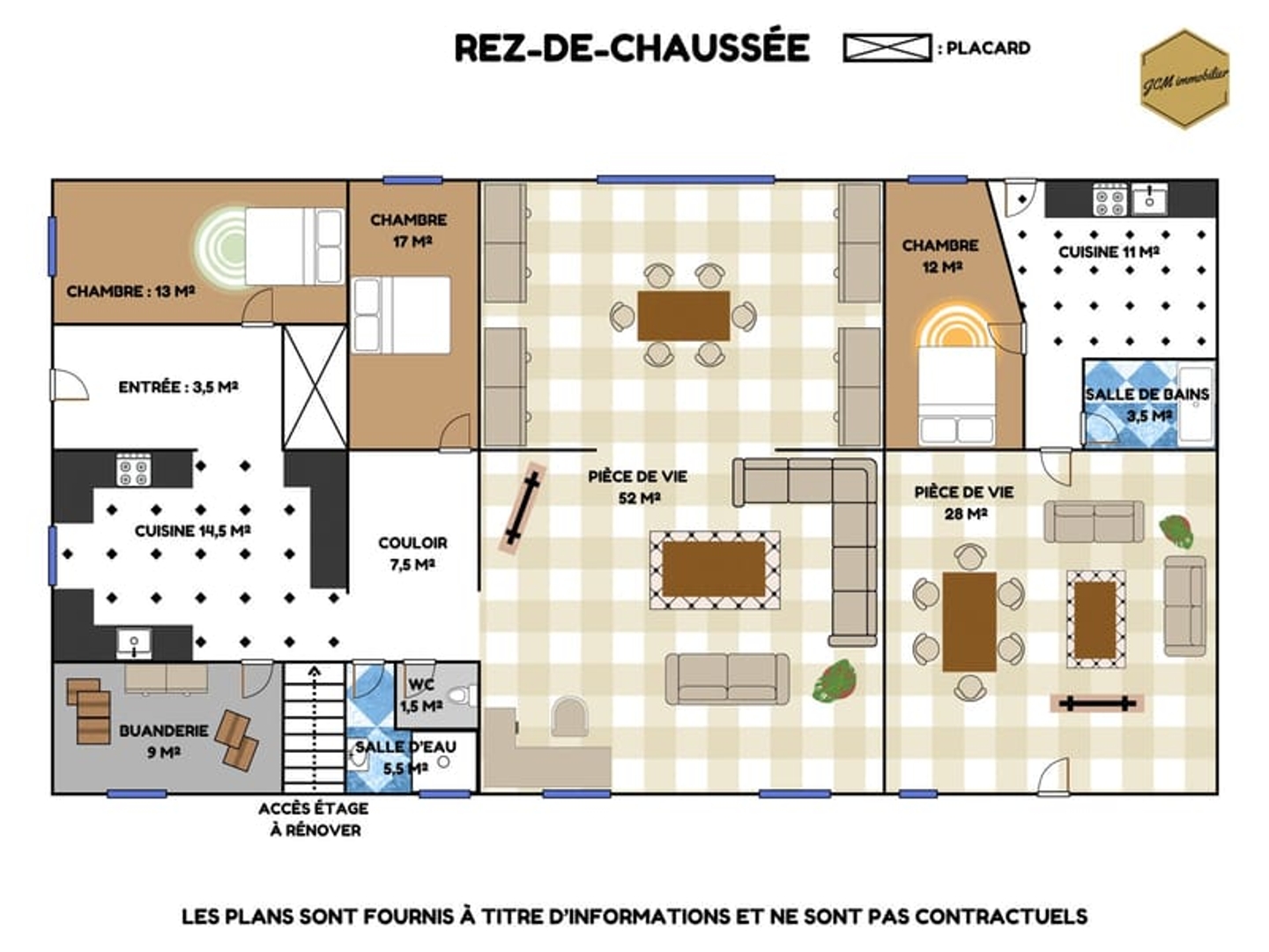 Immeuble à vendre - 7 pièces - 181m2 - Bézenet (03170)