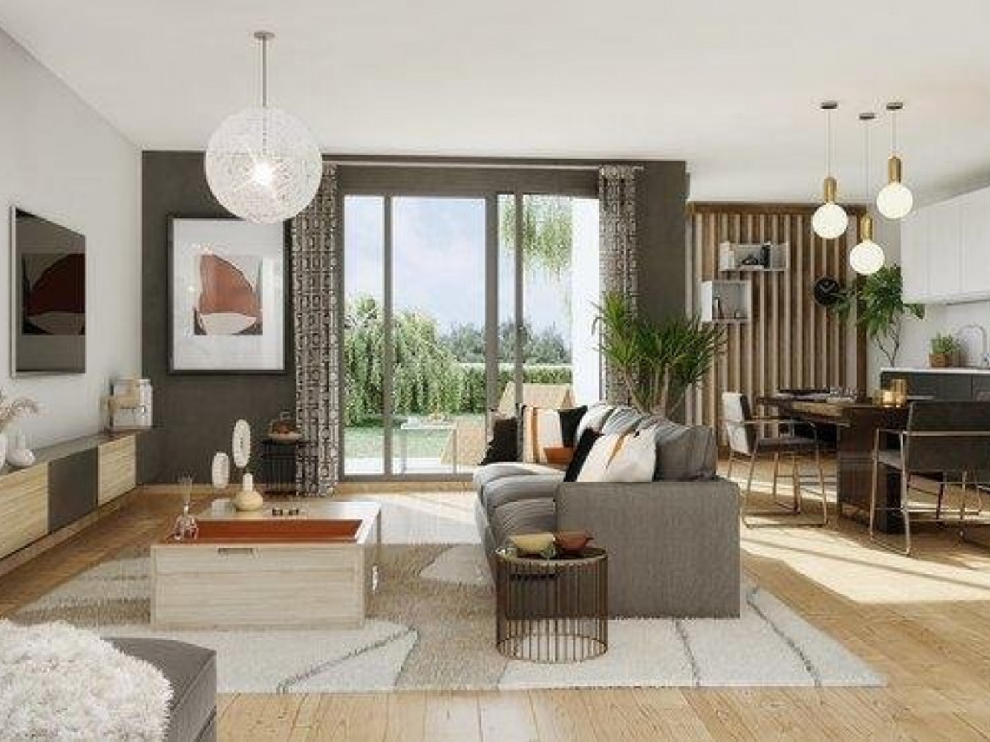 Appartement en frais réduits 3 pièces 64 m²