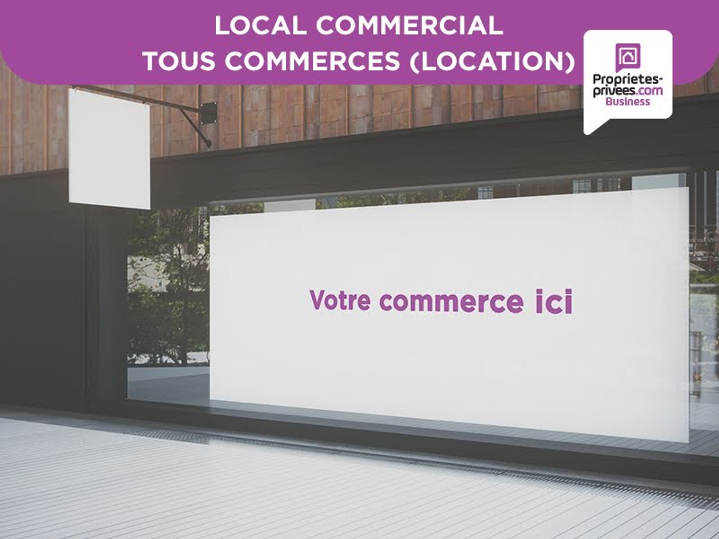Commerce 1 pièce 65 m²