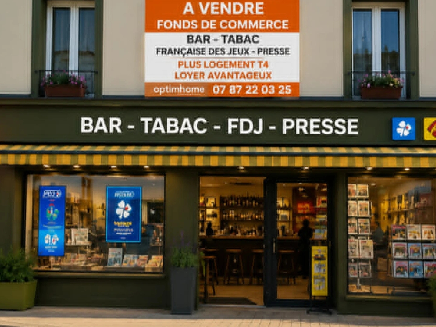 Fonds de commerce 9 pièces