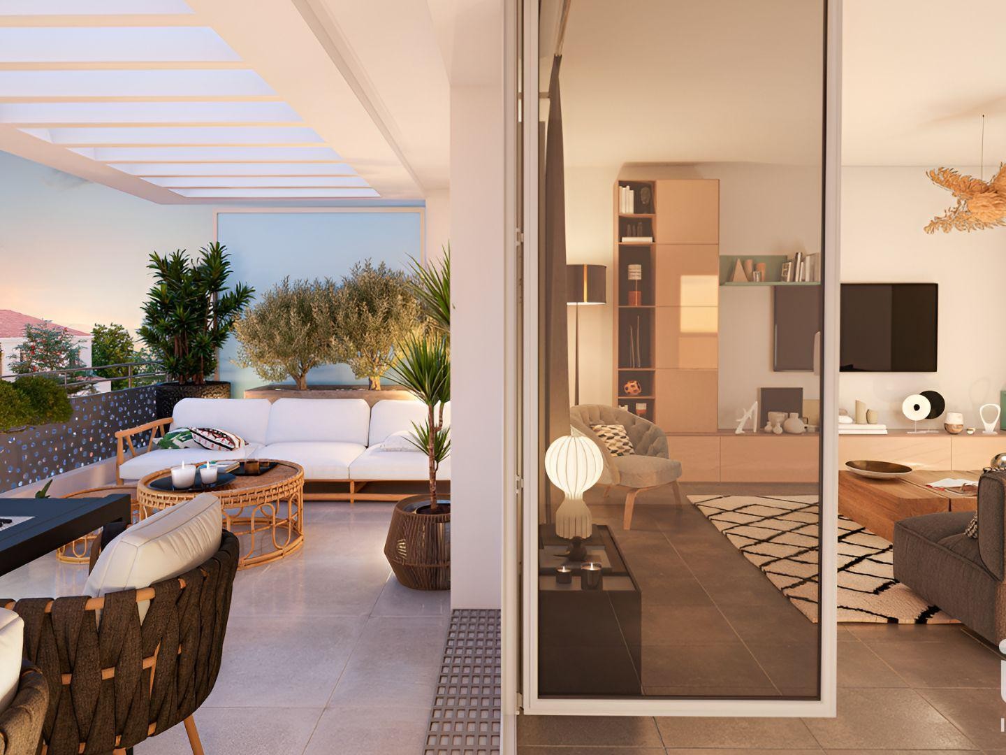 Appartement 3 pièces 58 m²