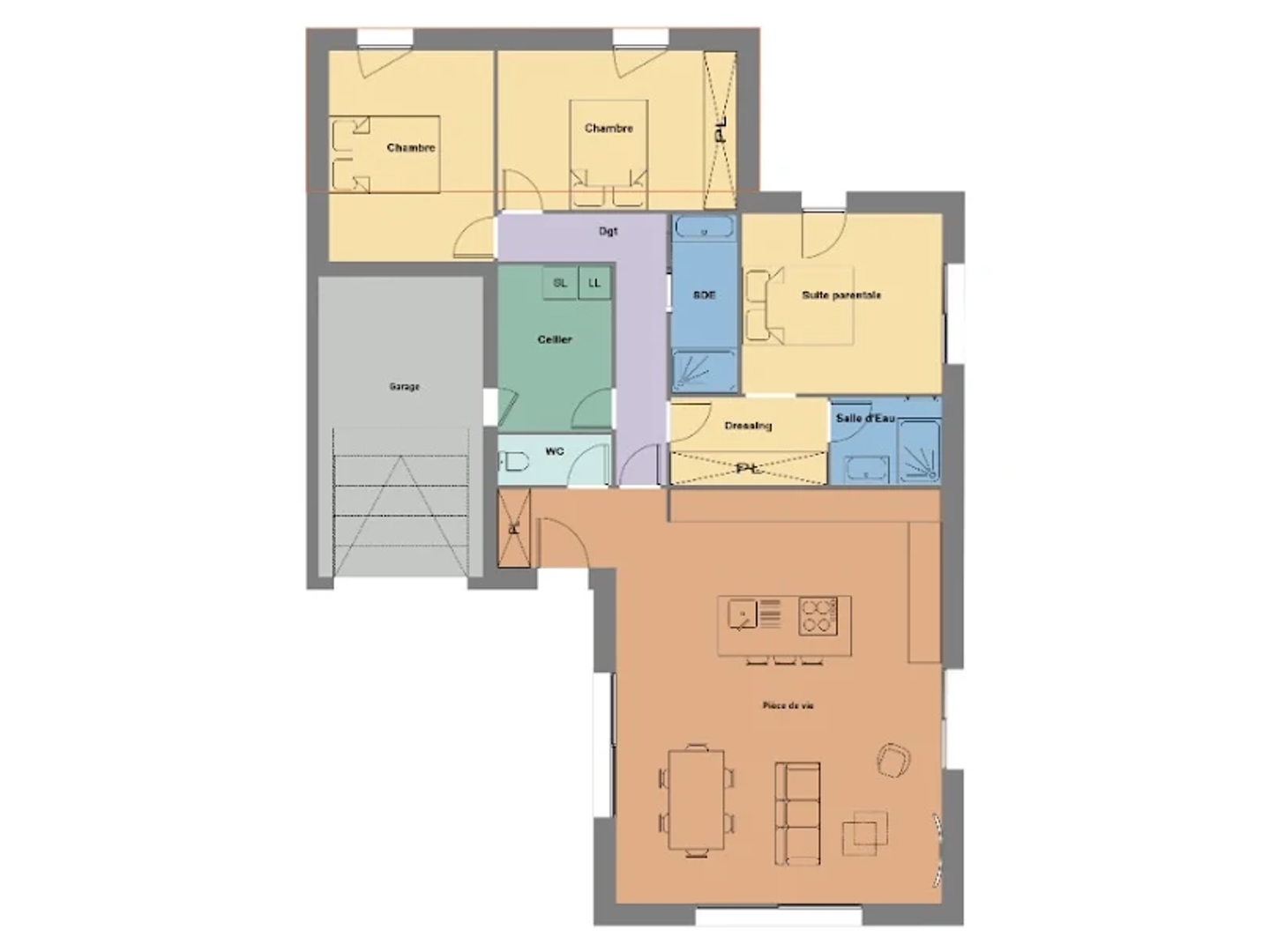 Maison à vendre - 5 pièces - 100m2 - Loctudy (29750)