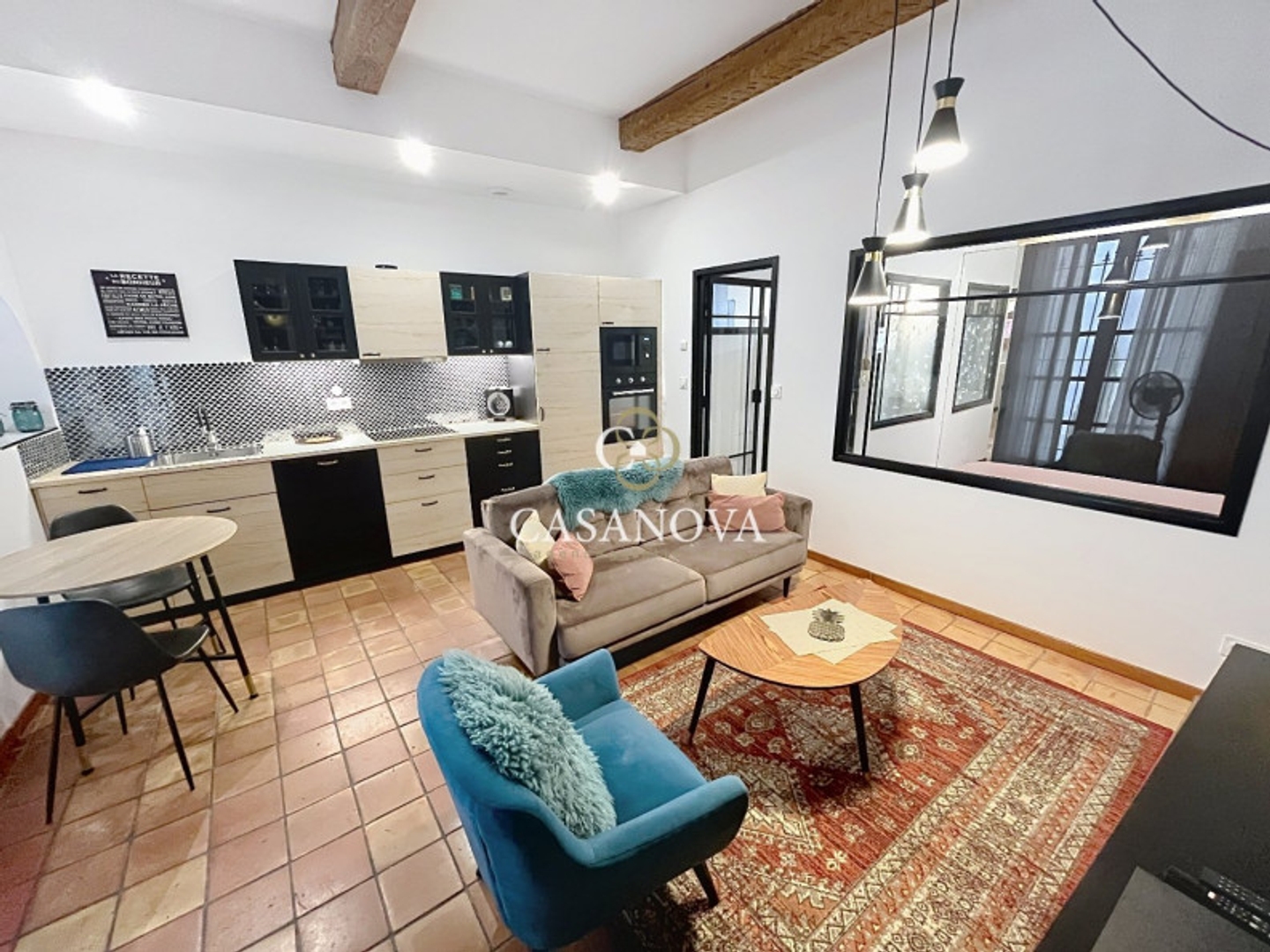 Appartement rénové 2 pièces 35 m²