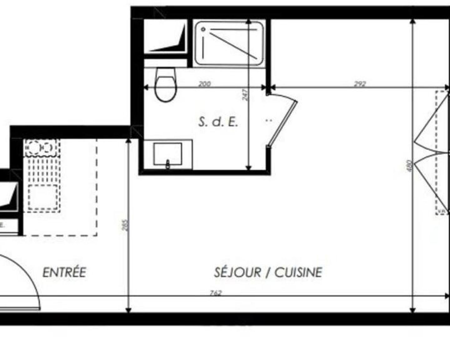 Appartement à vendre - 1 pièce - 29m2 - Courbevoie (92400)