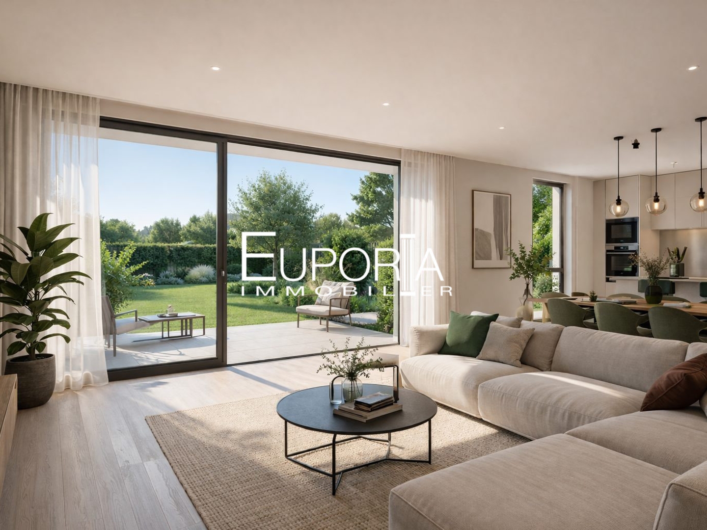 Appartement T3 69m2 avec terrasse et jardin de 98m2