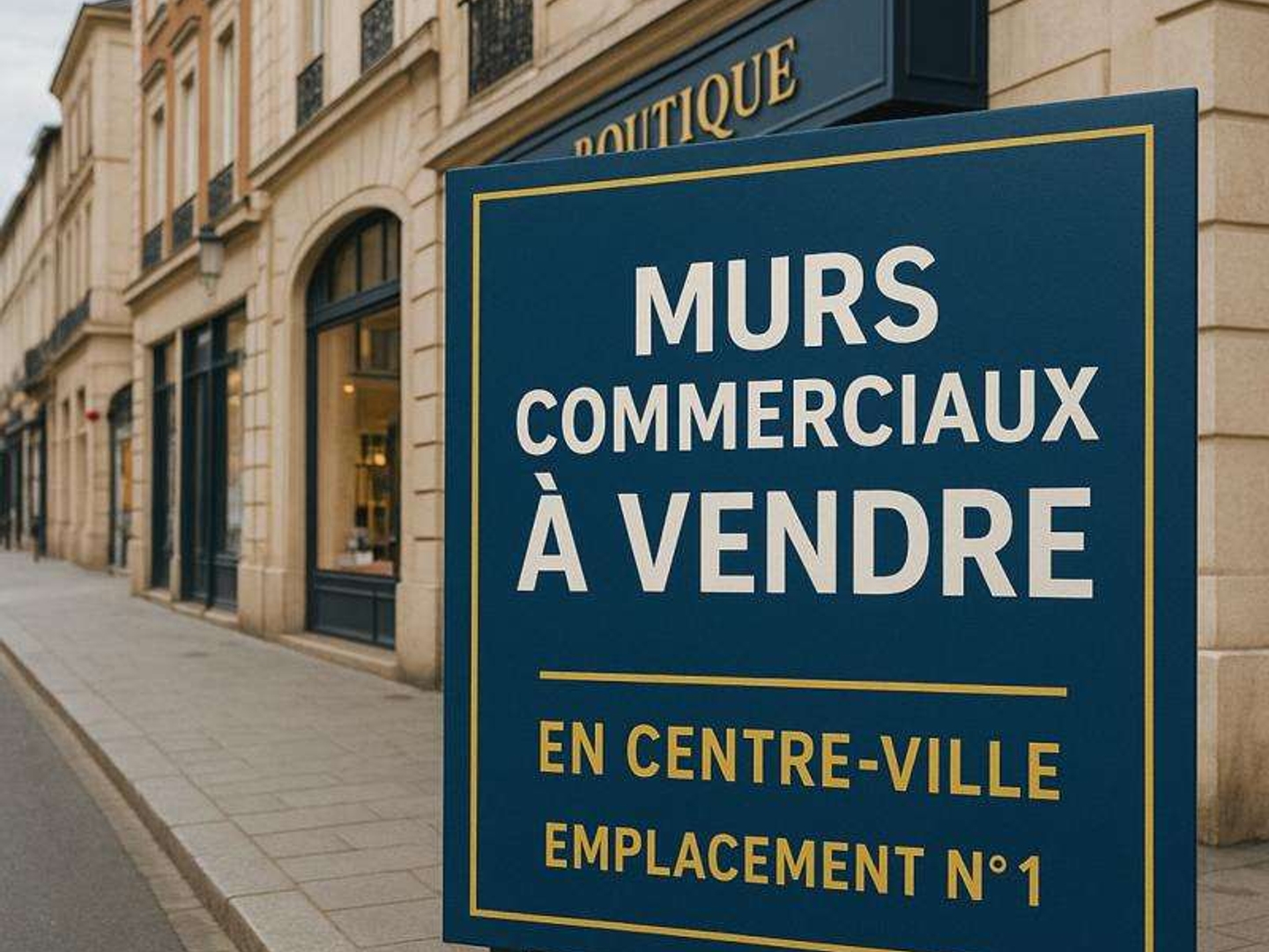 Vente local commercial 155m² empl N°1 à Limoges