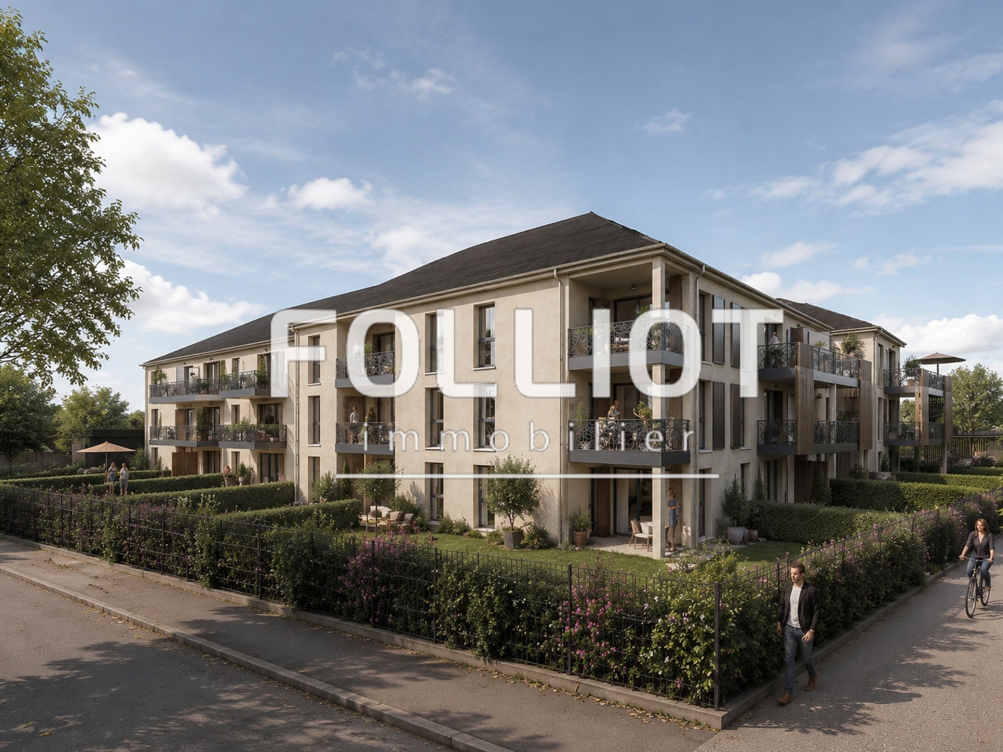 Appartement à vendre - 2 pièces - 40m2 - Saint-Vigor-Le-Grand (14400)