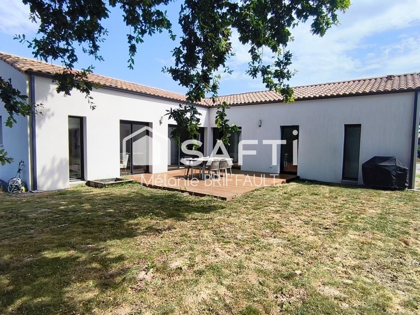 Plain pied contemporain 3 chambres