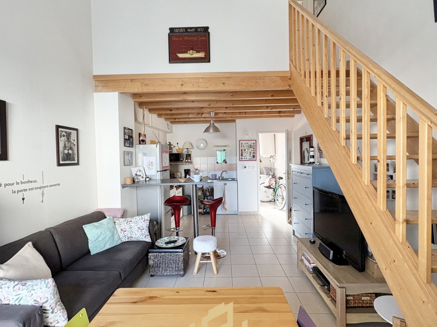Maison à vendre - 2 pièces - 43m2 - Saint-Rogatien (17220)