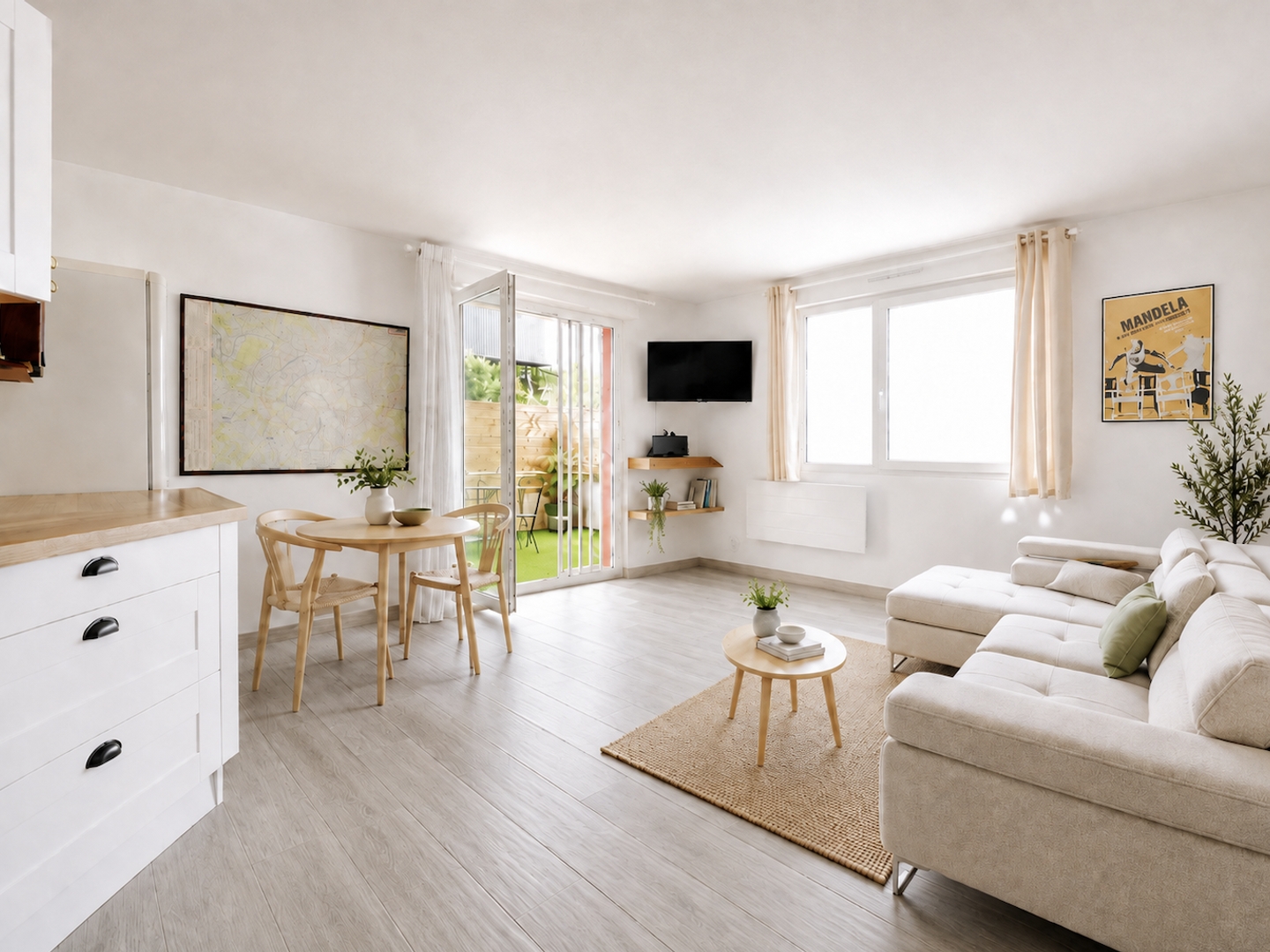 Charmant 3 pièces rénové avec terrasse - Quartier agréable et familial de La Plaine Saint-Denis