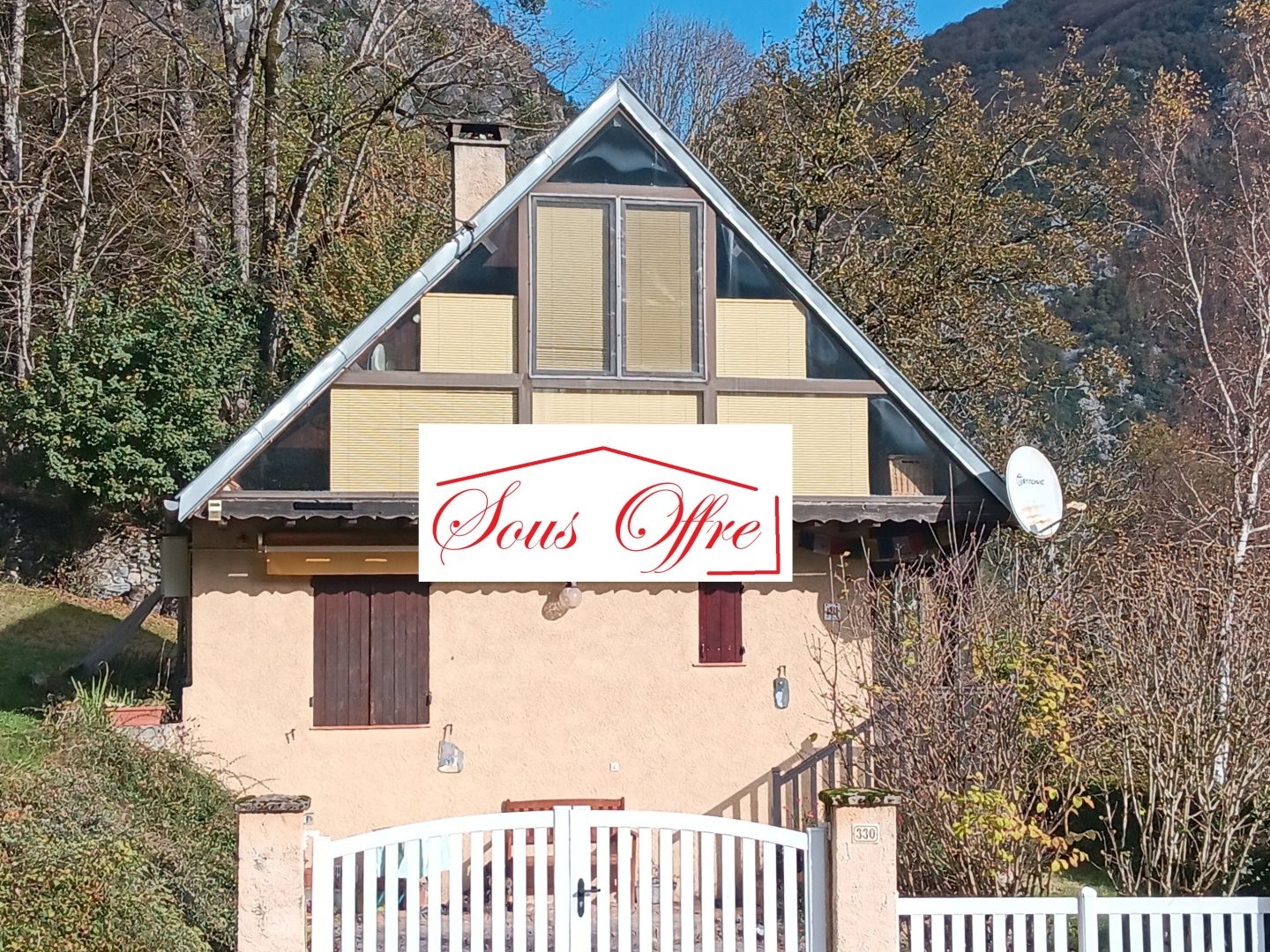 Chalet avec vue panoramique
