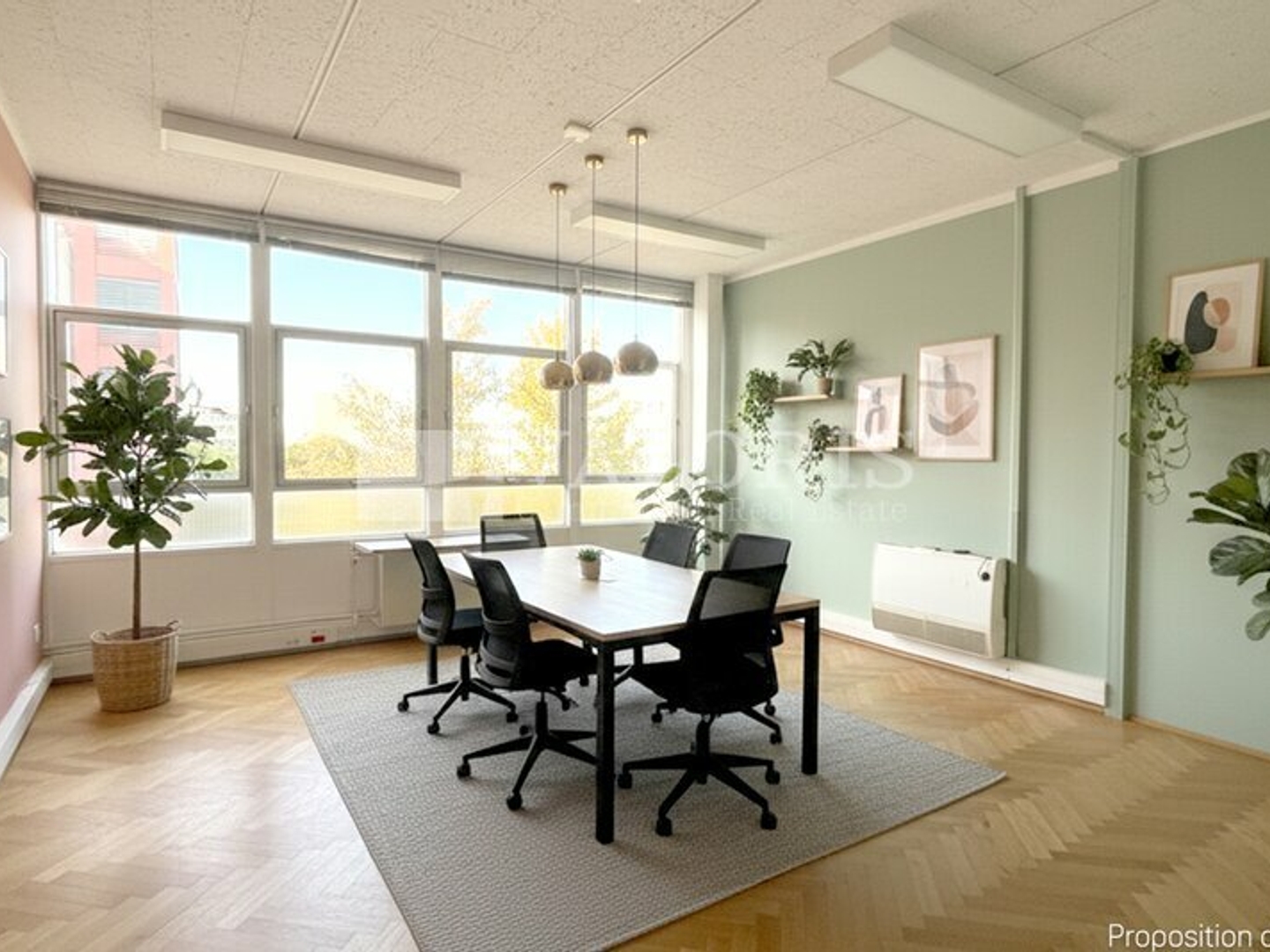 Bureaux 1 pièce 380 m²