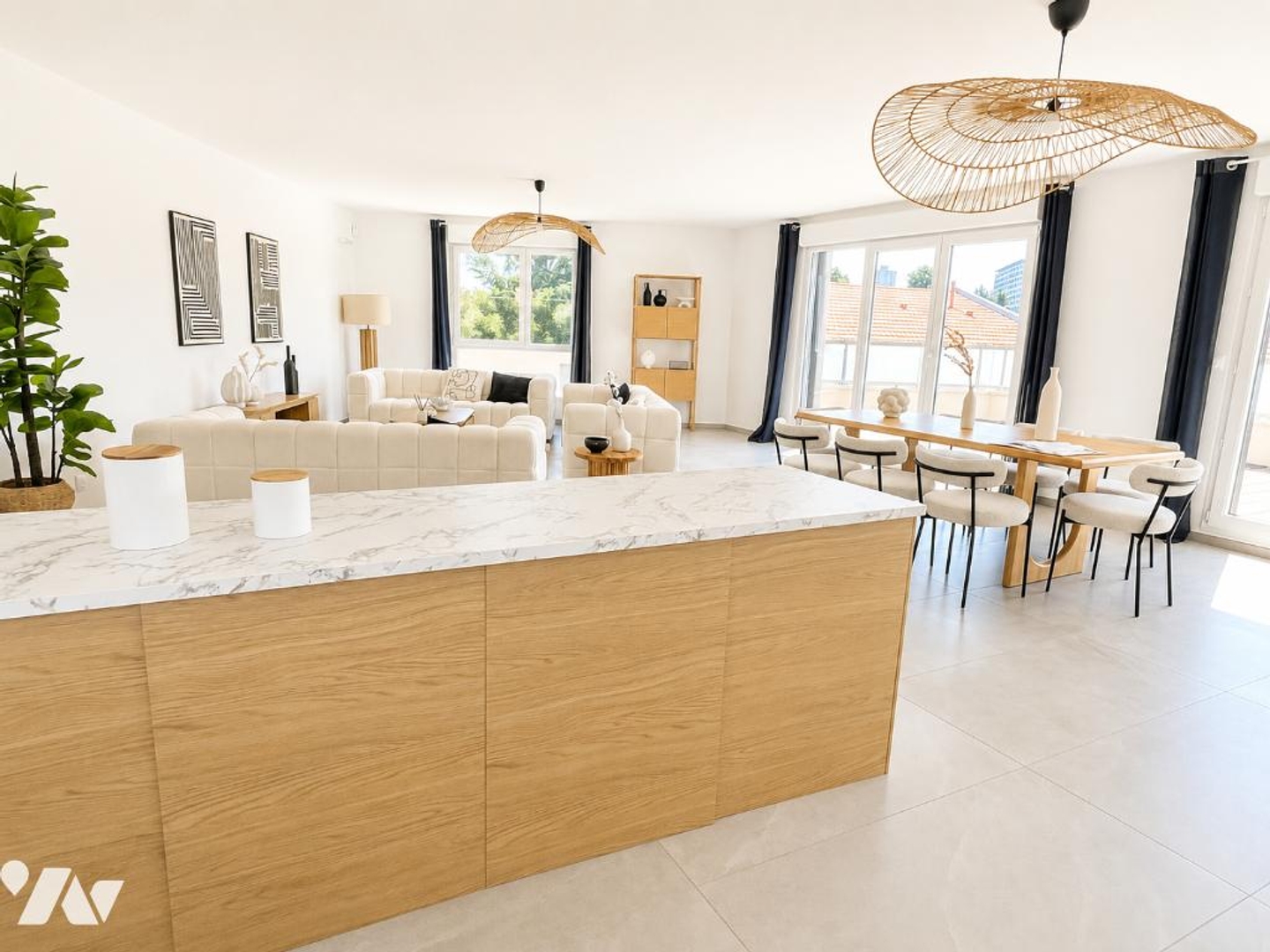 Appartement à vendre - 4 pièces - 124m2 - Champagne-Au-Mont... (69410)