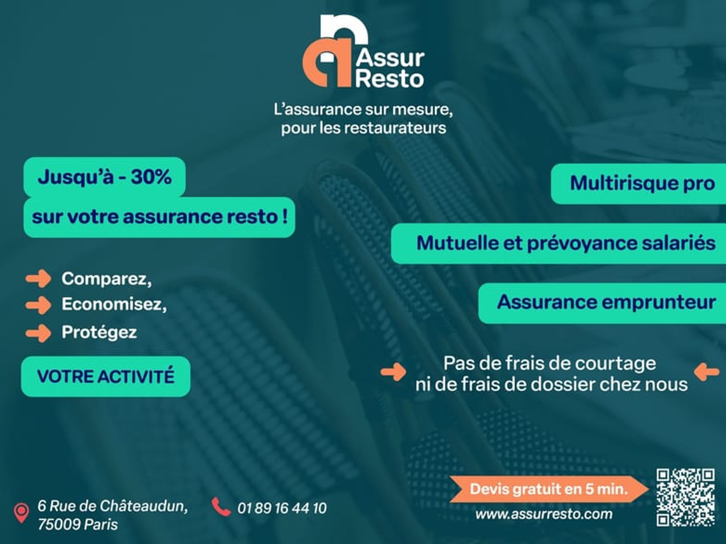 Locaux à vendre - 80m2 - Paris 7e (75007)