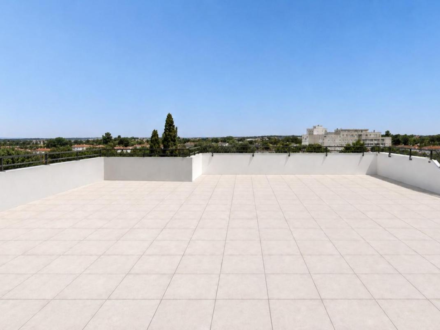 Appartement T3 au dernier étage avec 71 m² de terrasse à Clermont-l'Hérault