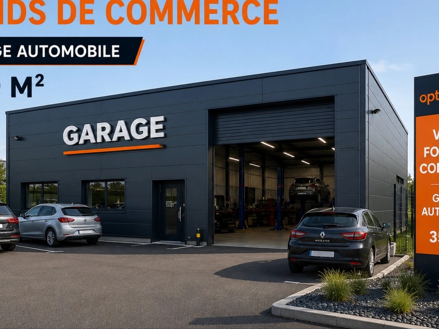 Fonds de commerce 4 pièces 80 m²