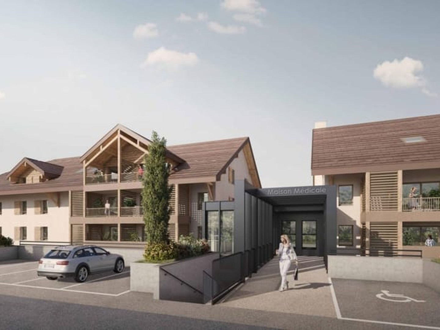 EXCLUSIVITE FETERNES T2 41m², balcon avec cellier, 2 stationnements, calme (74500)