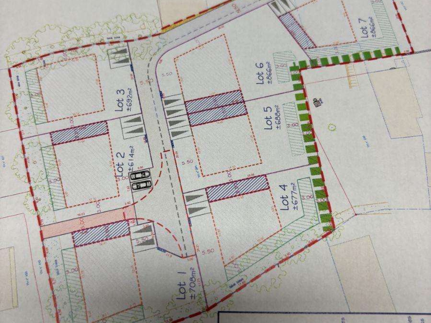 Terrain 726 m²